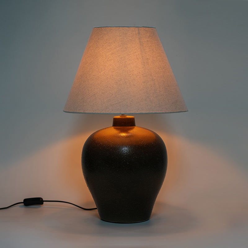 Keramička staklena retro nova kineska svjetiljka za stol