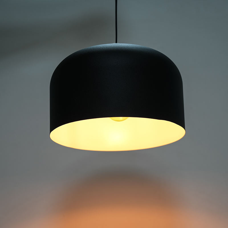 Vintage Black Metal Dome luster