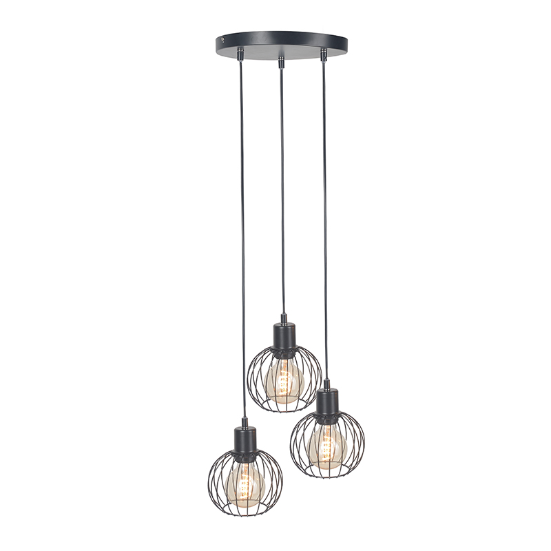 Troglavi luster od željeznog fenjera